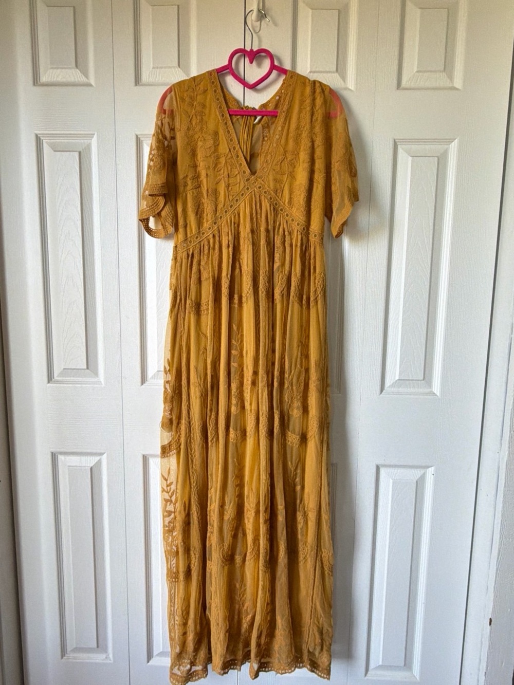 Pinkblush Mustard Yellow Maxi Dress